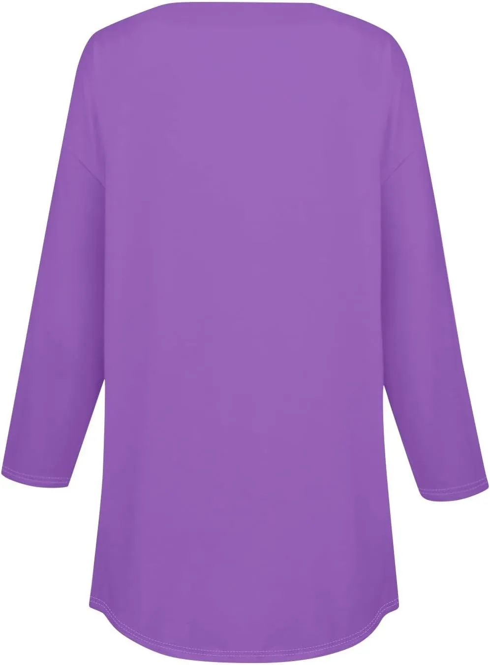 3/4 Length Sleeve Womens Tops 2025 Casual Henley Neck Petite Shirts Three Quarter Sleeve Tshirts