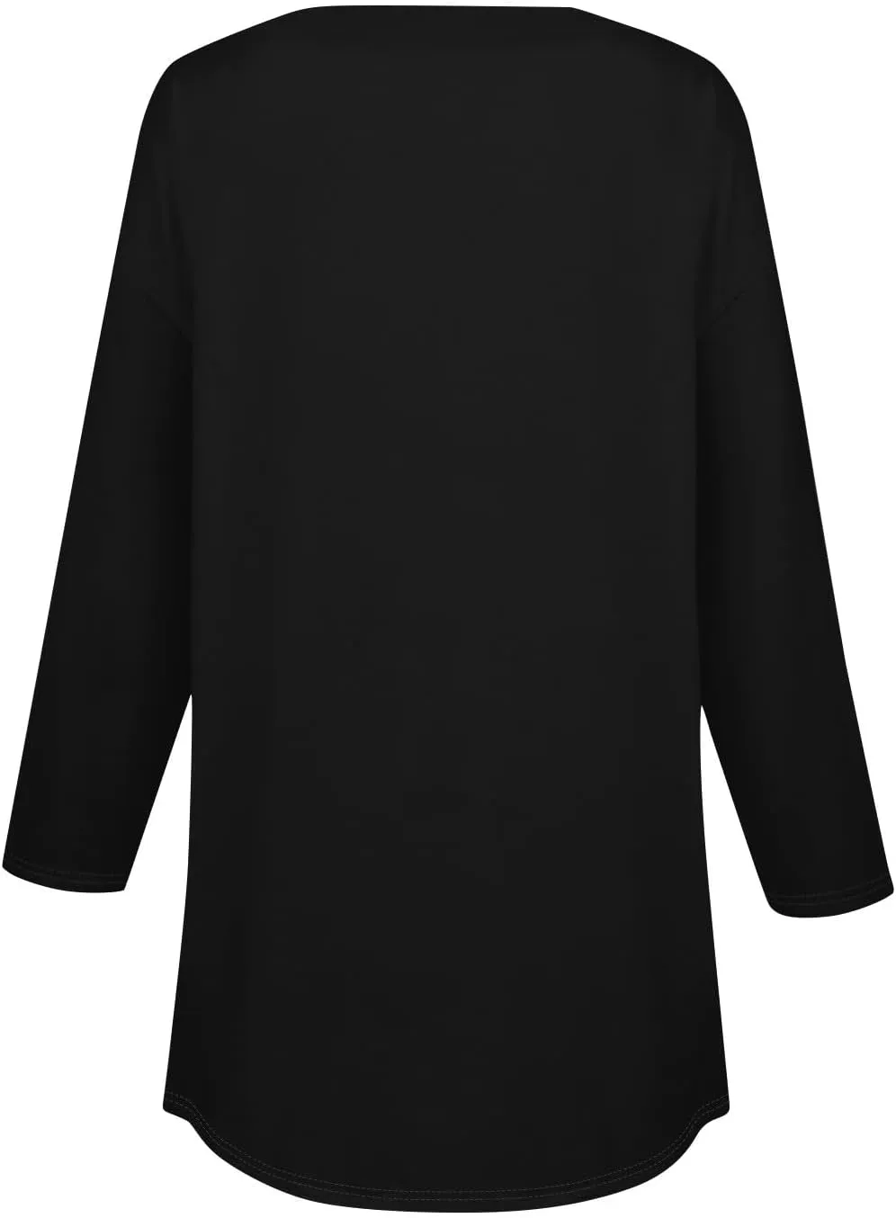 3/4 Length Sleeve Womens Tops 2025 Casual Henley Neck Petite Shirts Three Quarter Sleeve Tshirts