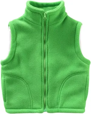 Baby Boys&Girls Polar Fleece Sleeveless Jacket Outerwear Vests