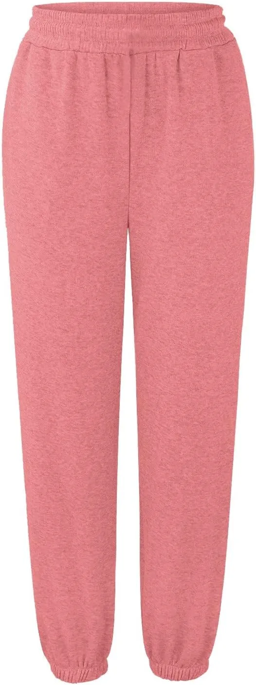 Baggy Sweatpants for Women 2024 Plus Size Workout Athletic Joggers Trousers High Waisted Casual Loose Sweat Pants