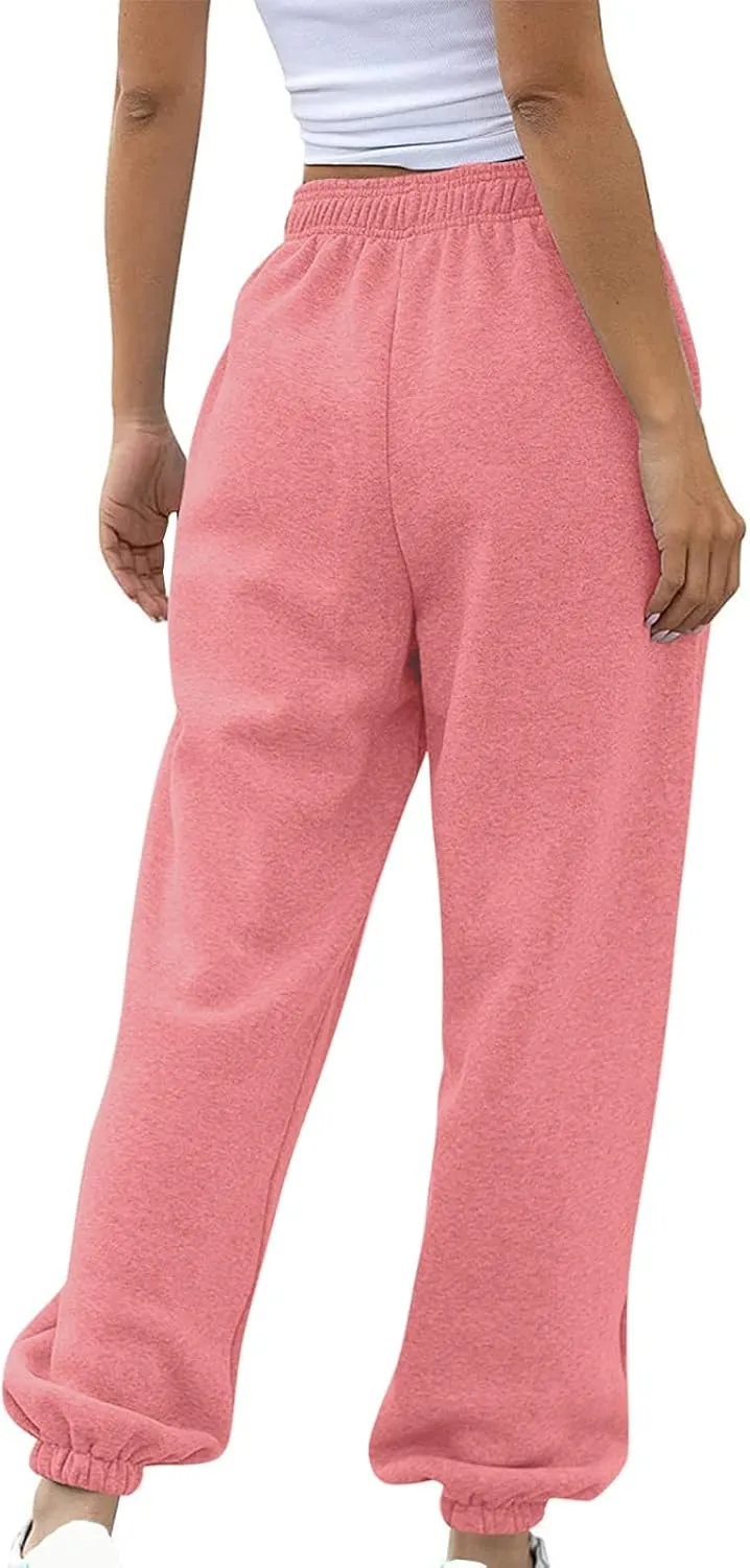 Baggy Sweatpants for Women 2024 Plus Size Workout Athletic Joggers Trousers High Waisted Casual Loose Sweat Pants