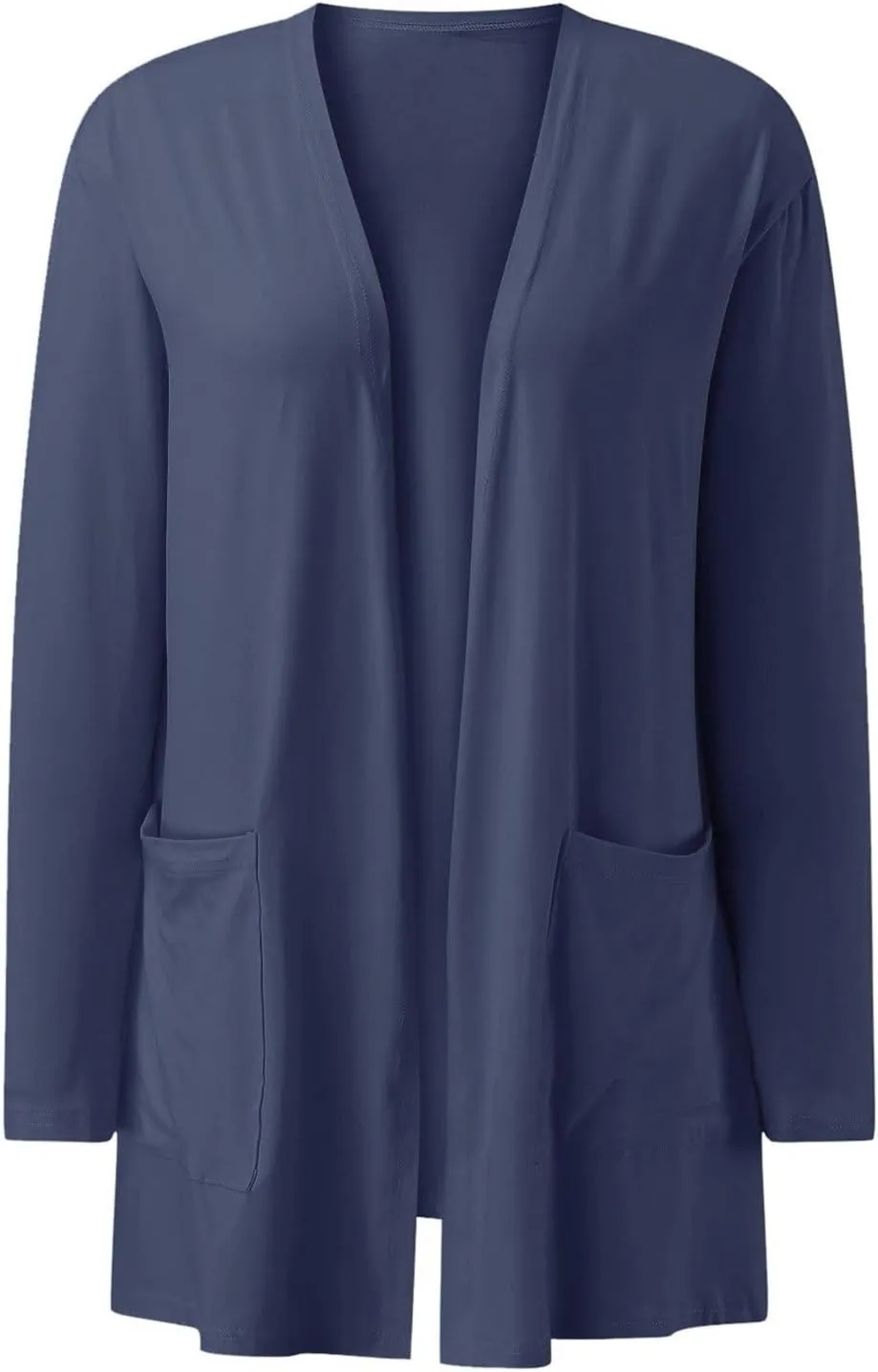 Cardigans for Women 2024,Lightweight Open Front Cardigan Shirts Trendy Dressy Blouses Casual Long Sleeve Pocket