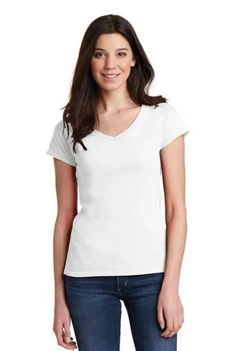 Custom Softstyle Ladies' V-Neck T-Shirt   64V00L