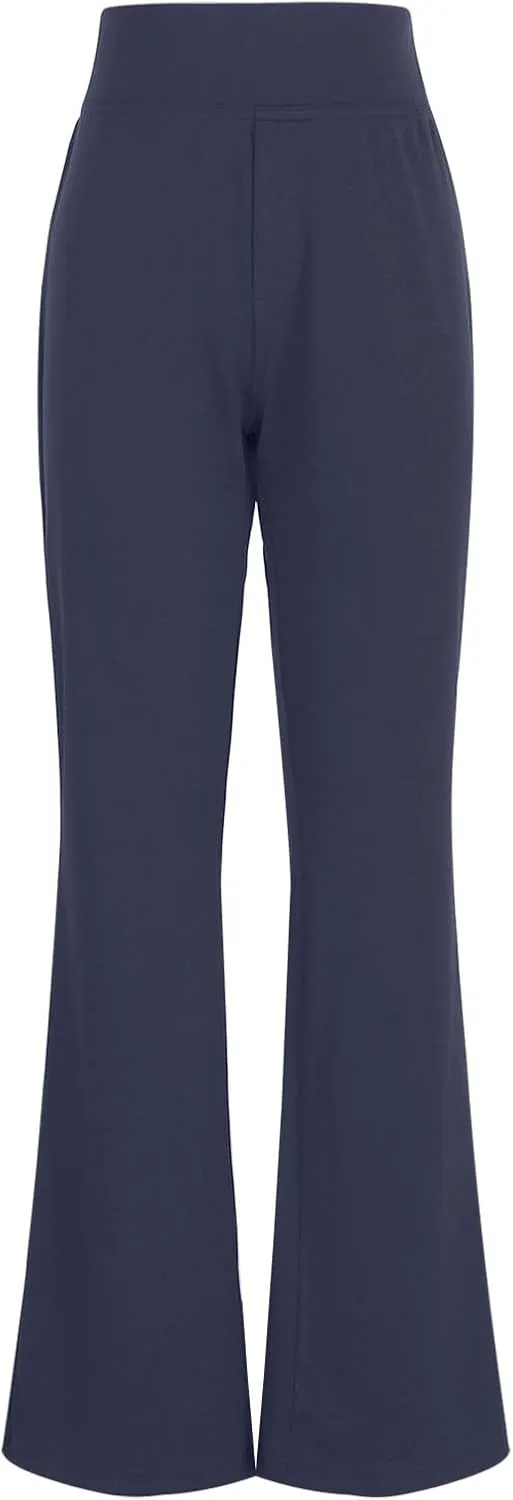 Dress Pants for Women 2025 Fashion High Waisted Yoga Pants Casual Comfy Stretch Office Business Trousers with Pockets
