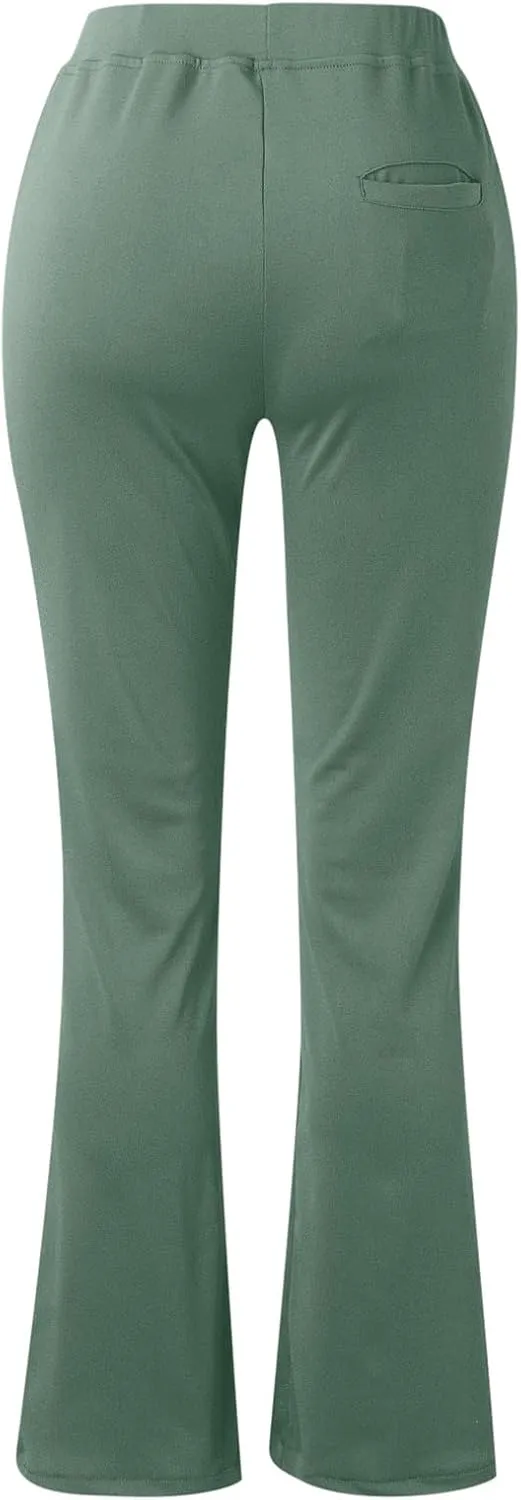 Dress Pants for Women Casual Office Business Pencil Pants 2025 Trendy High Waisted Comfy Stretch Trouser with Pocket