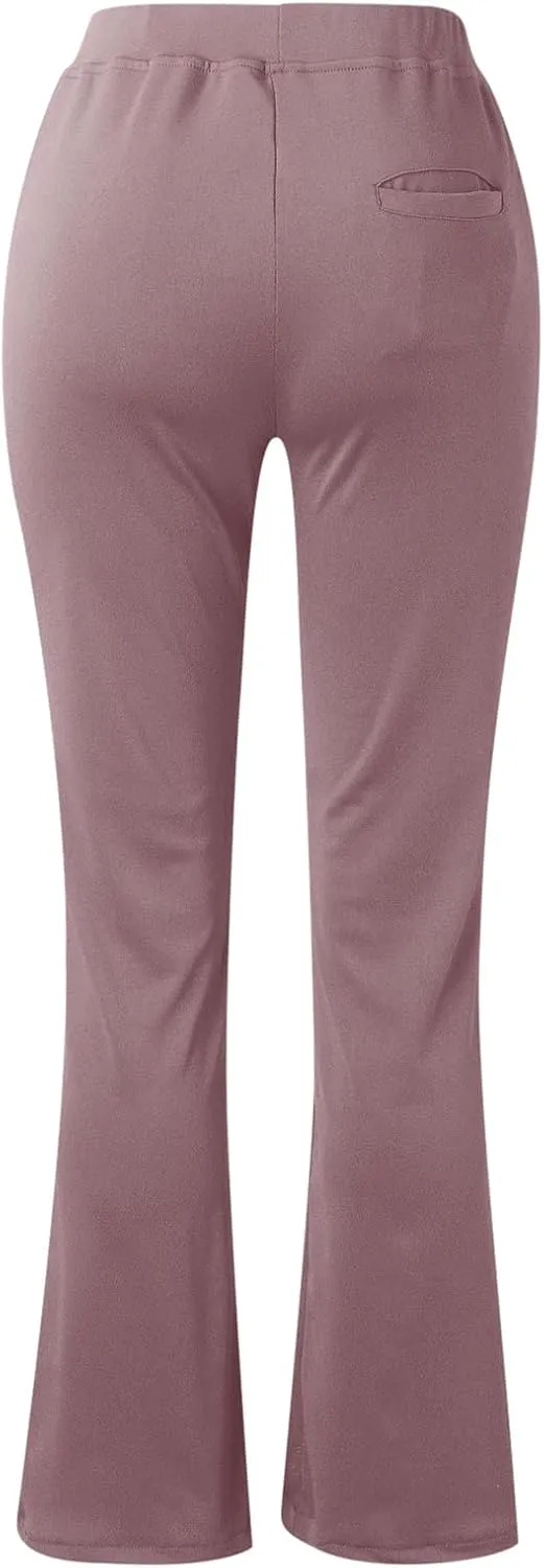 Dress Pants for Women Casual Office Business Pencil Pants 2025 Trendy High Waisted Comfy Stretch Trouser with Pocket