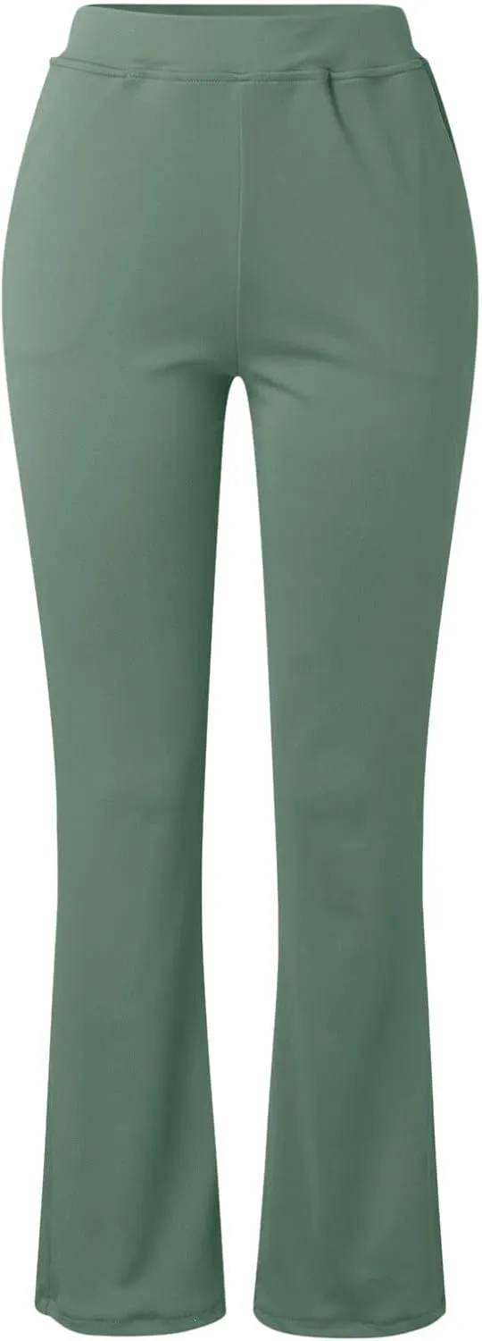 Dress Pants for Women Casual Office Business Pencil Pants 2025 Trendy High Waisted Comfy Stretch Trouser with Pocket