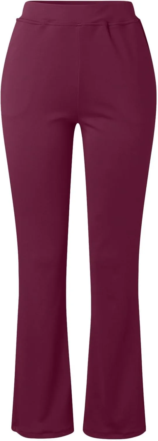 Dress Pants for Women Casual Office Business Pencil Pants 2025 Trendy High Waisted Comfy Stretch Trouser with Pocket