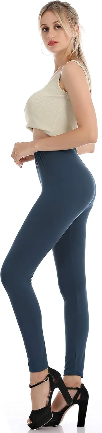 Falari Classic Leggings Buttery Soft Super Comfort Sports Yoga Workout Stretch Pants