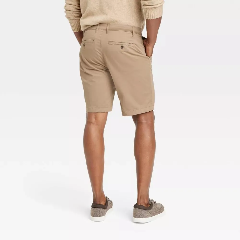 Goodfellow & Co Men's Every Wear 9" Slim Fit Flat Front Chino Shorts