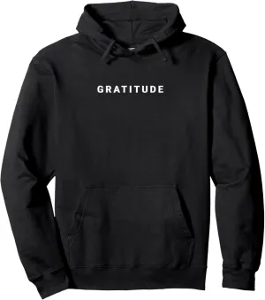 Gratitude Minimalist Pullover Hoodie