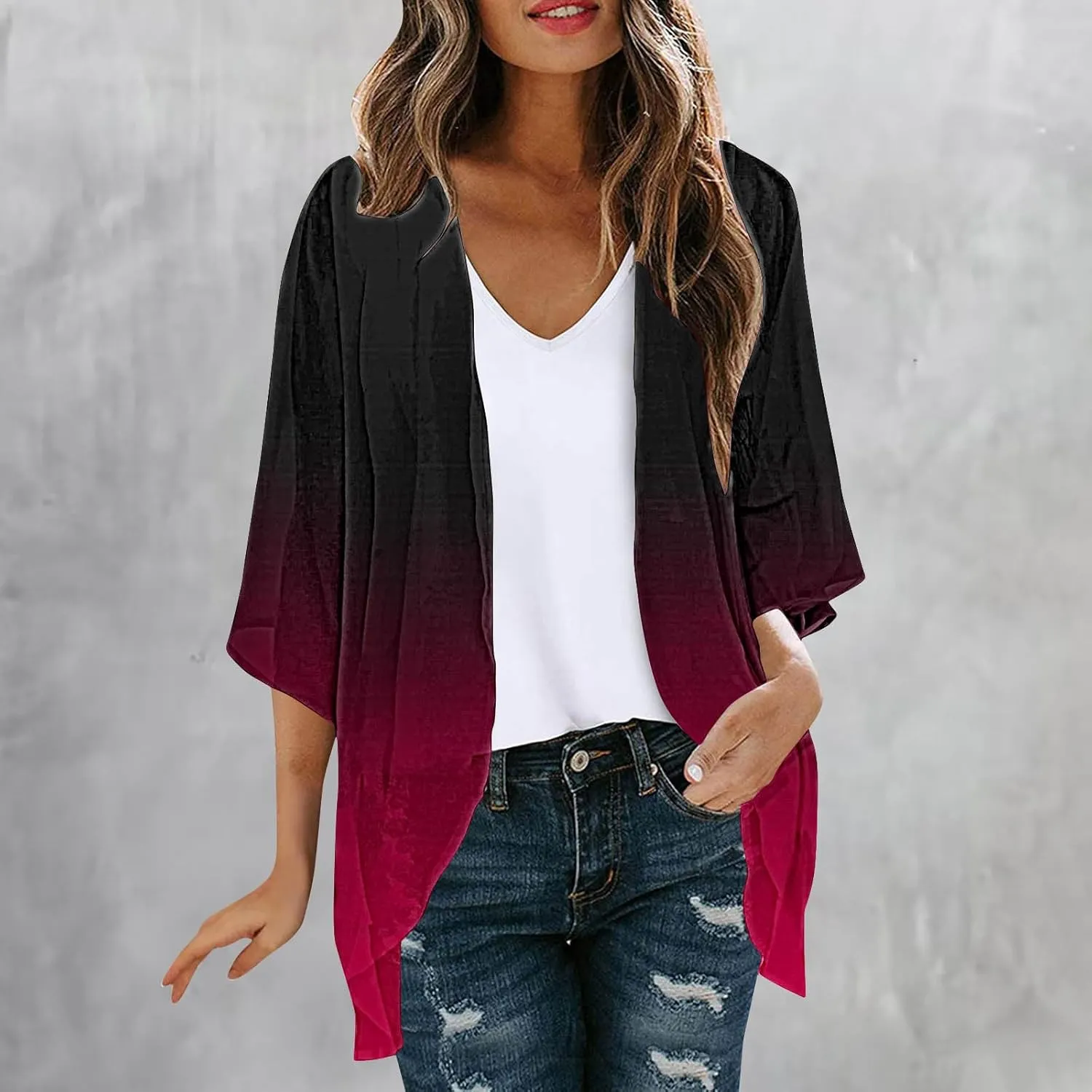 Kimono Cardigans For Women Beach Cover Ups Kimono Robes Beach Cover Ups Floral Lightweight Kimono Cardigans 2025