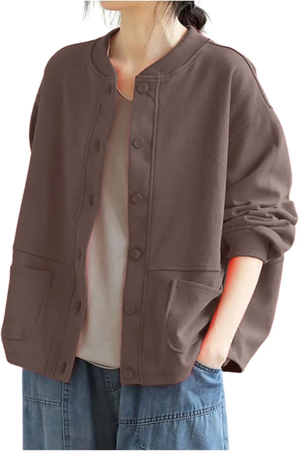 Ladies' Cardigan Sweater Womens Sweater Medium