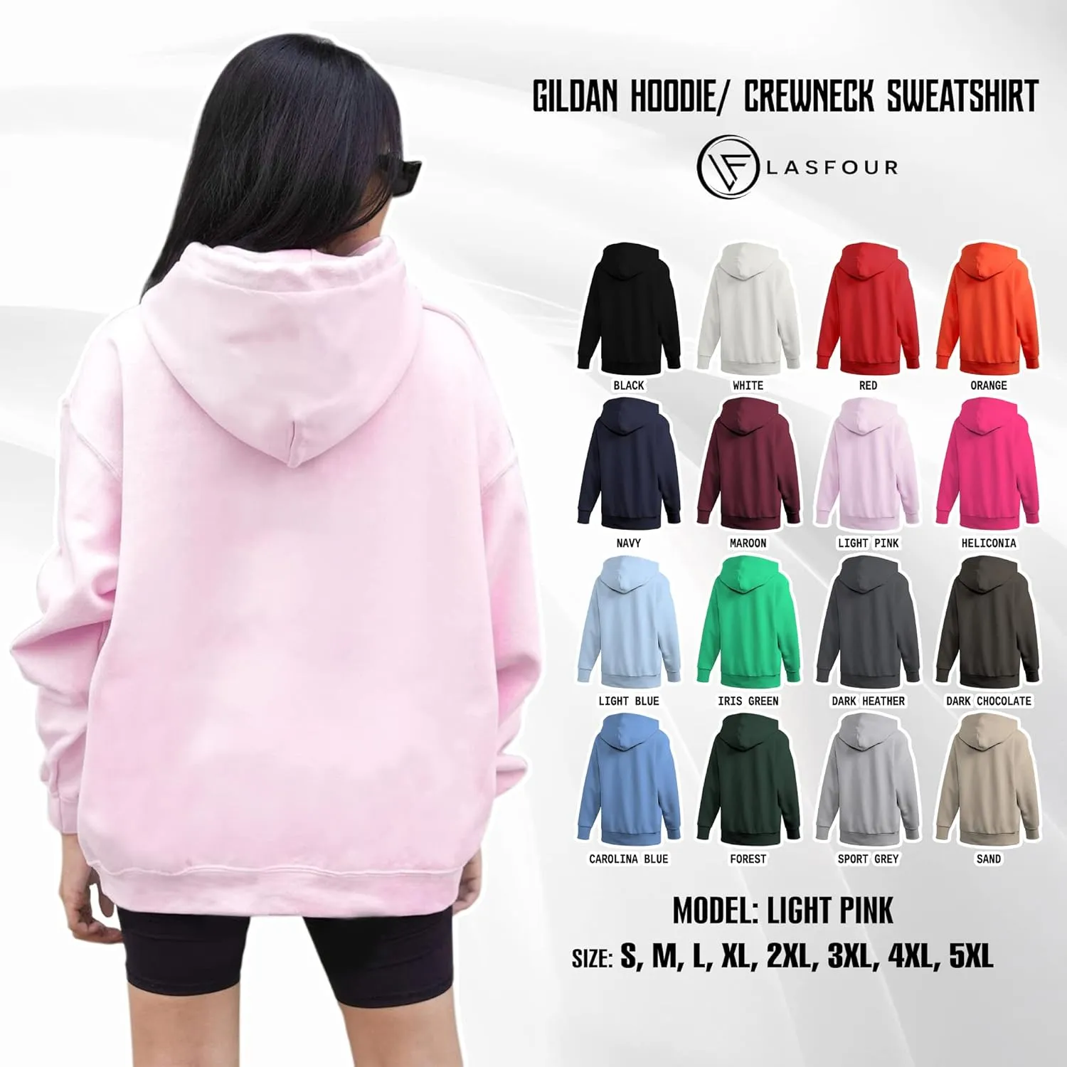 LASFOUR Have A Good Day Hoodies With Sayings On Back for Teen Girls, Trendy Sweatshirts for Teen Girls, Preppy Sweatshirts