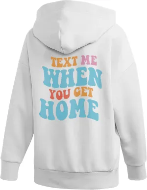 LASFOUR Have A Good Day Hoodies With Sayings On Back for Teen Girls, Trendy Sweatshirts for Teen Girls, Preppy Sweatshirts