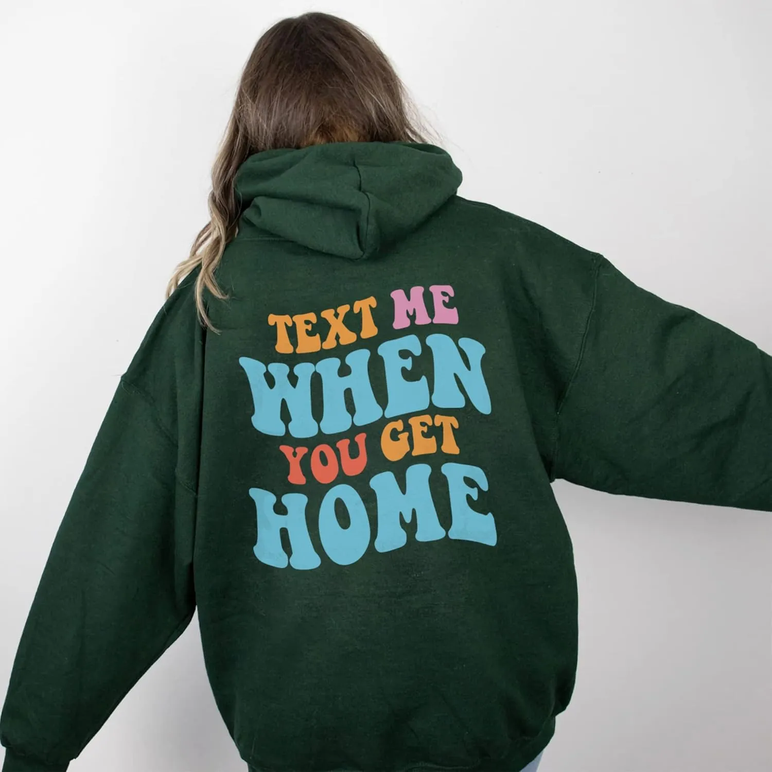 LASFOUR Have A Good Day Hoodies With Sayings On Back for Teen Girls, Trendy Sweatshirts for Teen Girls, Preppy Sweatshirts