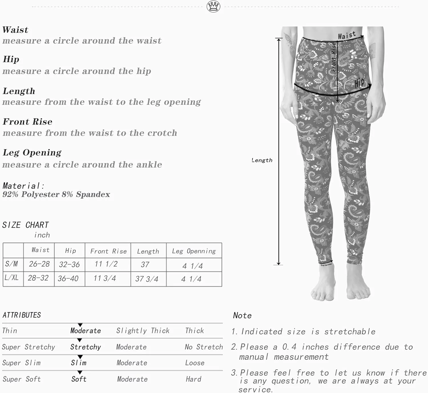 Leggings for Women Printed High Waist Ultra Soft Yoga Pants Comfy Workout Fashion Leggings -REG/Plus-150 Colors