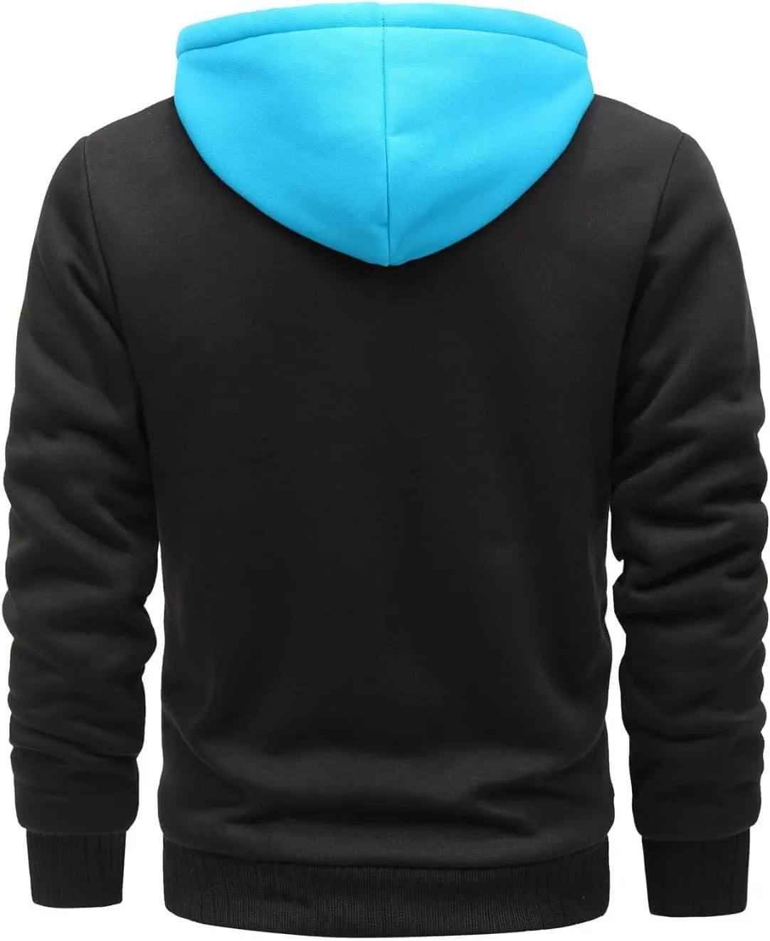 Men's Full Zip Thermal Hooded Sweatshirts Winter Heavyweight Fleece Lined Hoodies Thick Sherpa Warm Jackets