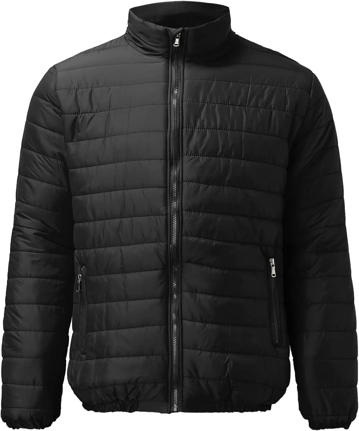 Men's Puffer Jackets Lightweight Windbreaker Warm Jackets Down Quilted Jackets Winter Coats for Men