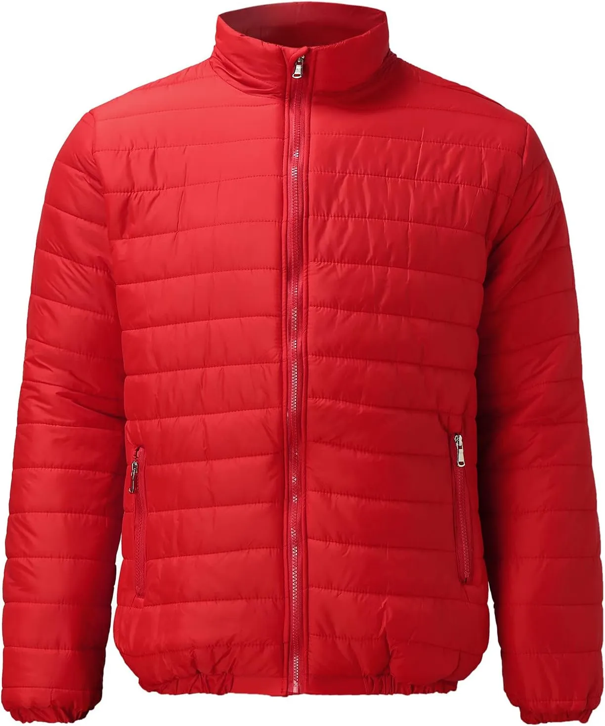 Men's Puffer Jackets Lightweight Windbreaker Warm Jackets Down Quilted Jackets Winter Coats for Men