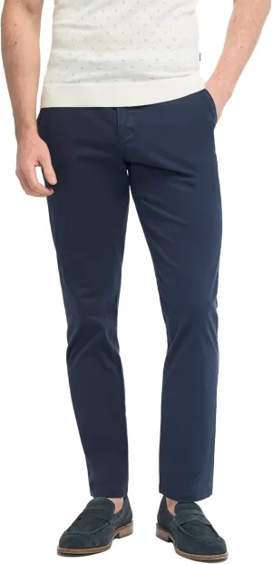 Men's Slim-Fit Cotton Chino Pants- Flat-Front Smart Casual Office Pants