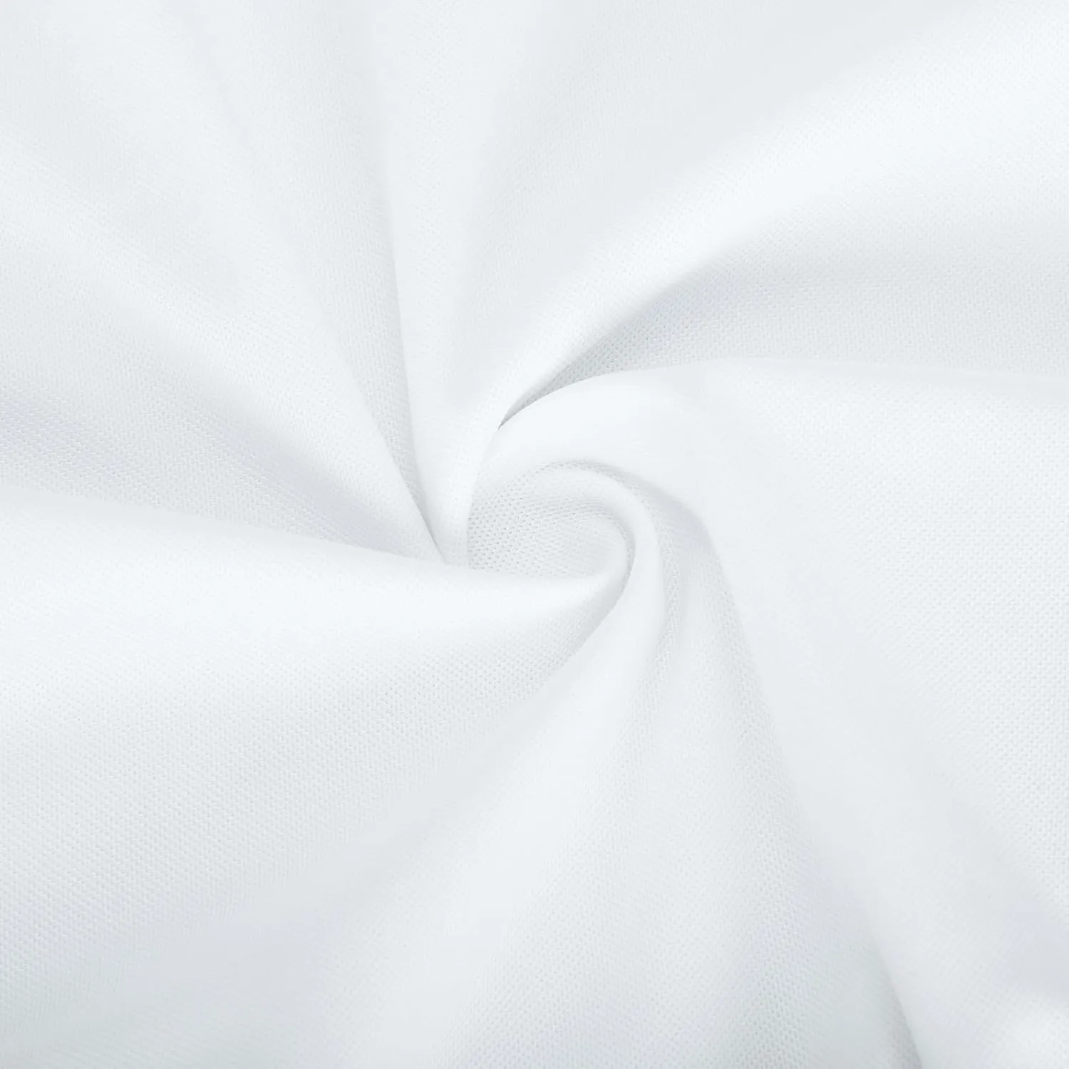 Men's White Golf Shirts, Short Sleeve, Moisture Wicking, Dry Fit, Polo Shirts, Casual Golf Shirts