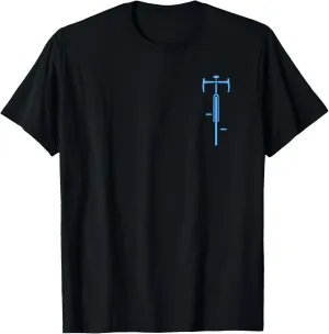 Minimalist Design Silhouette Bike Front Road Bike T-Shirt