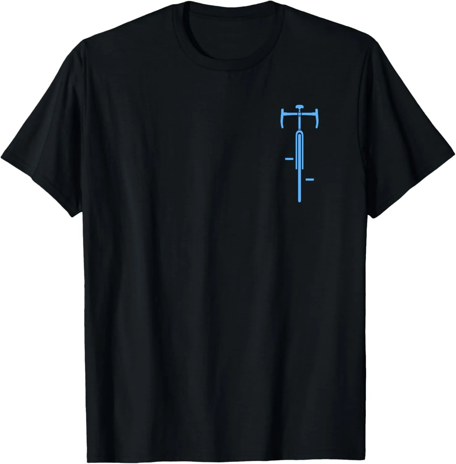 Minimalist Design Silhouette Bike Front Road Bike T-Shirt