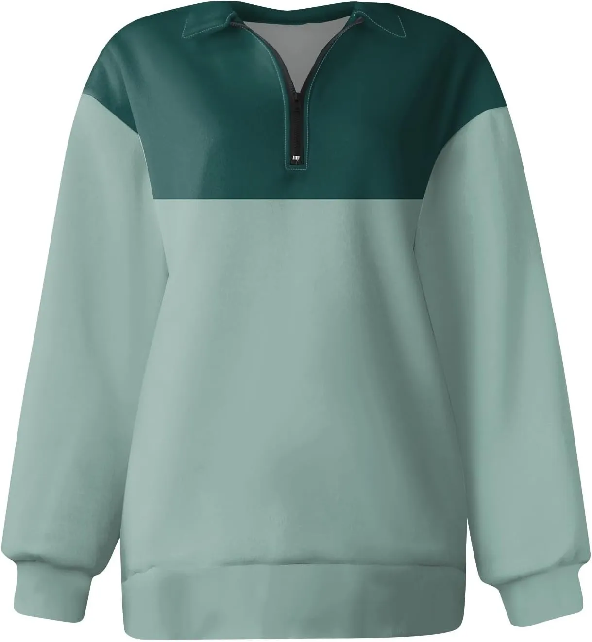 Oversized Sweatshirt for Women Quarter Zip Pullover Women Lightweight Long Sleeve Pullover Fall Y2K Trendy Clothes