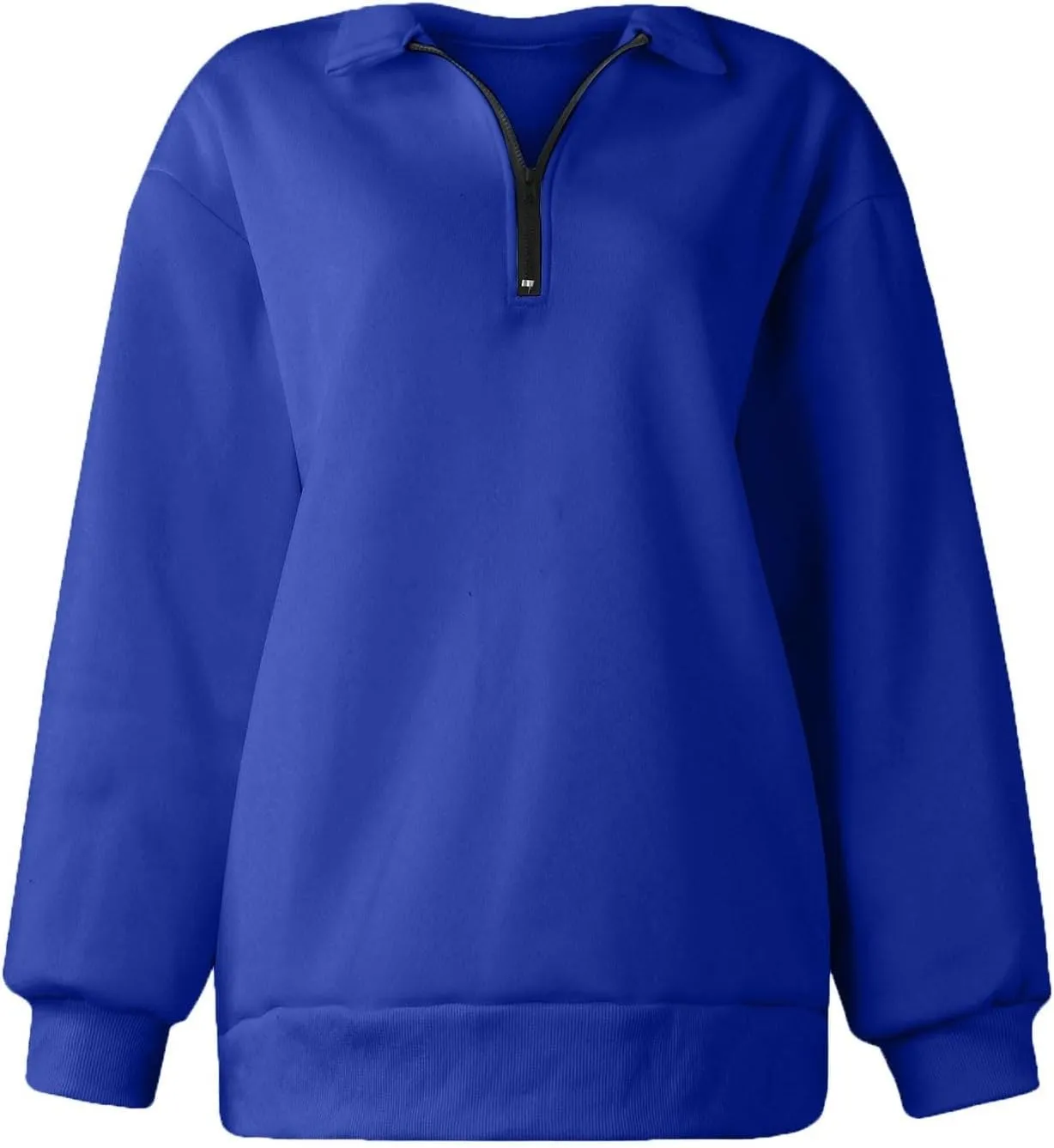 Oversized Sweatshirt for Women Quarter Zip Pullover Women Lightweight Long Sleeve Pullover Fall Y2K Trendy Clothes