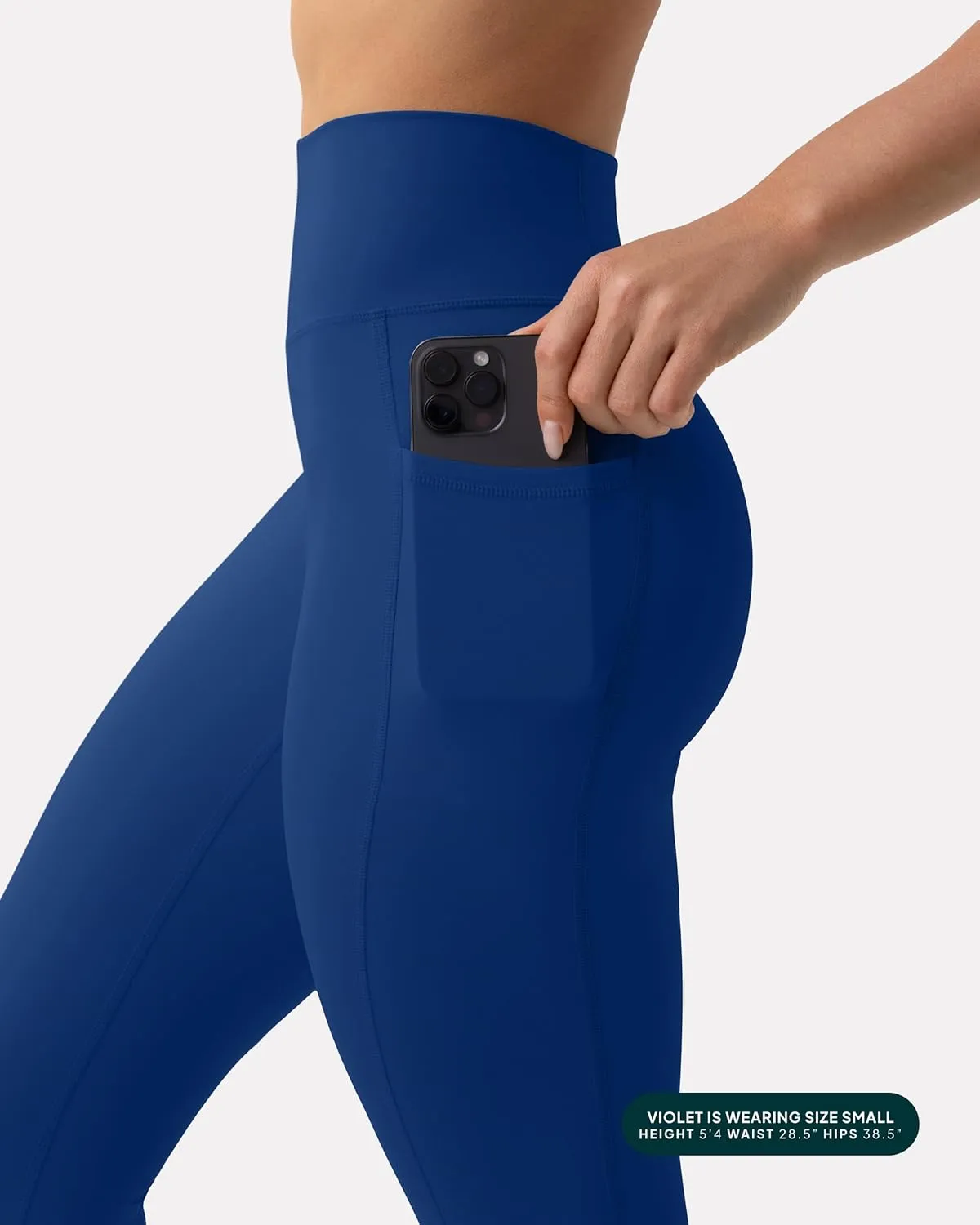 PAVOI ACTIVE Leggings with Pockets | Compressive High Waisted Butt Sculpting Women's Full Length Workout Pants | HiPerform