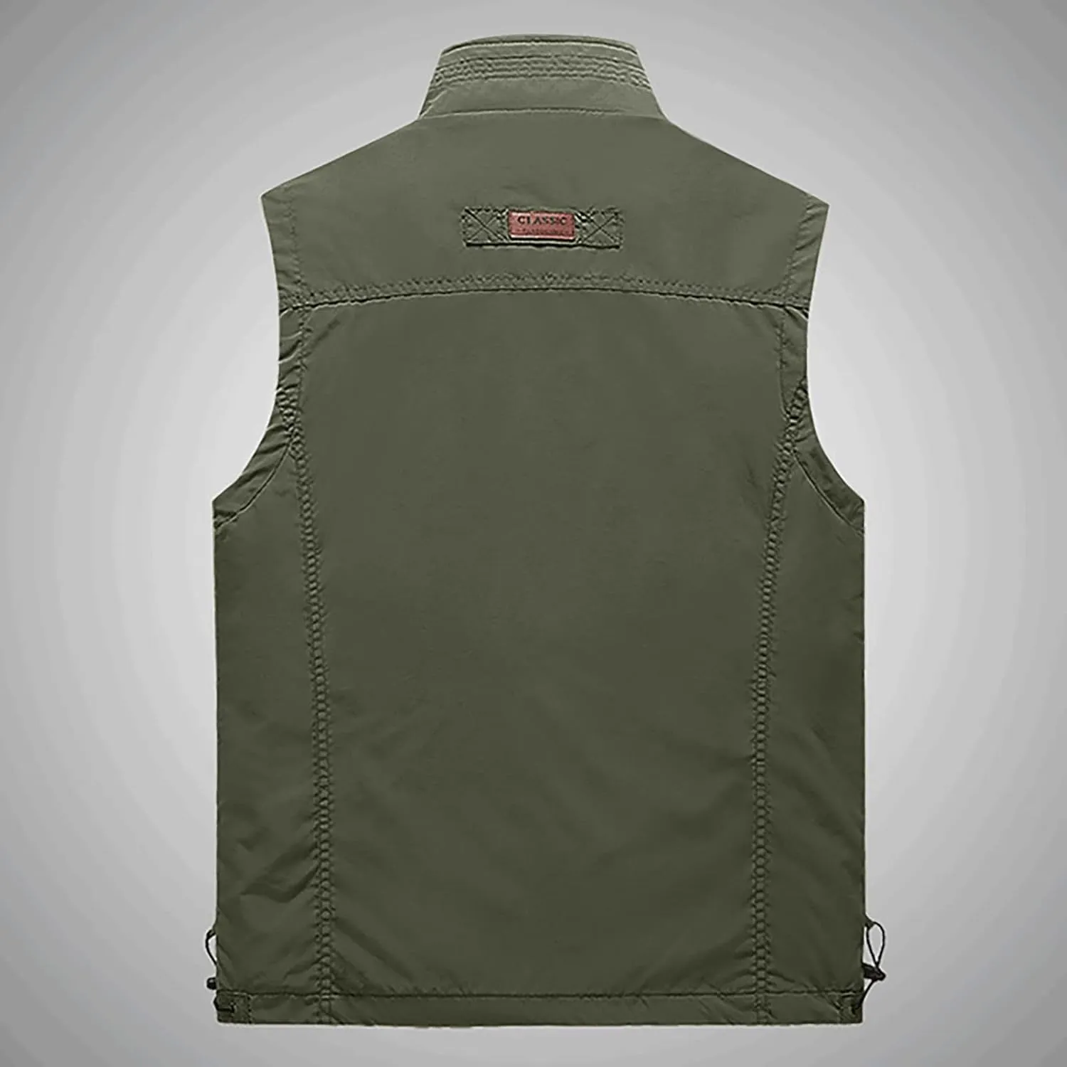 RTRDE Men's Puffer Vest Packable Vest Winter Outdoor Zipper Sleeveless Warm Puffey Jacket Vests Outerwear, XL-4XL