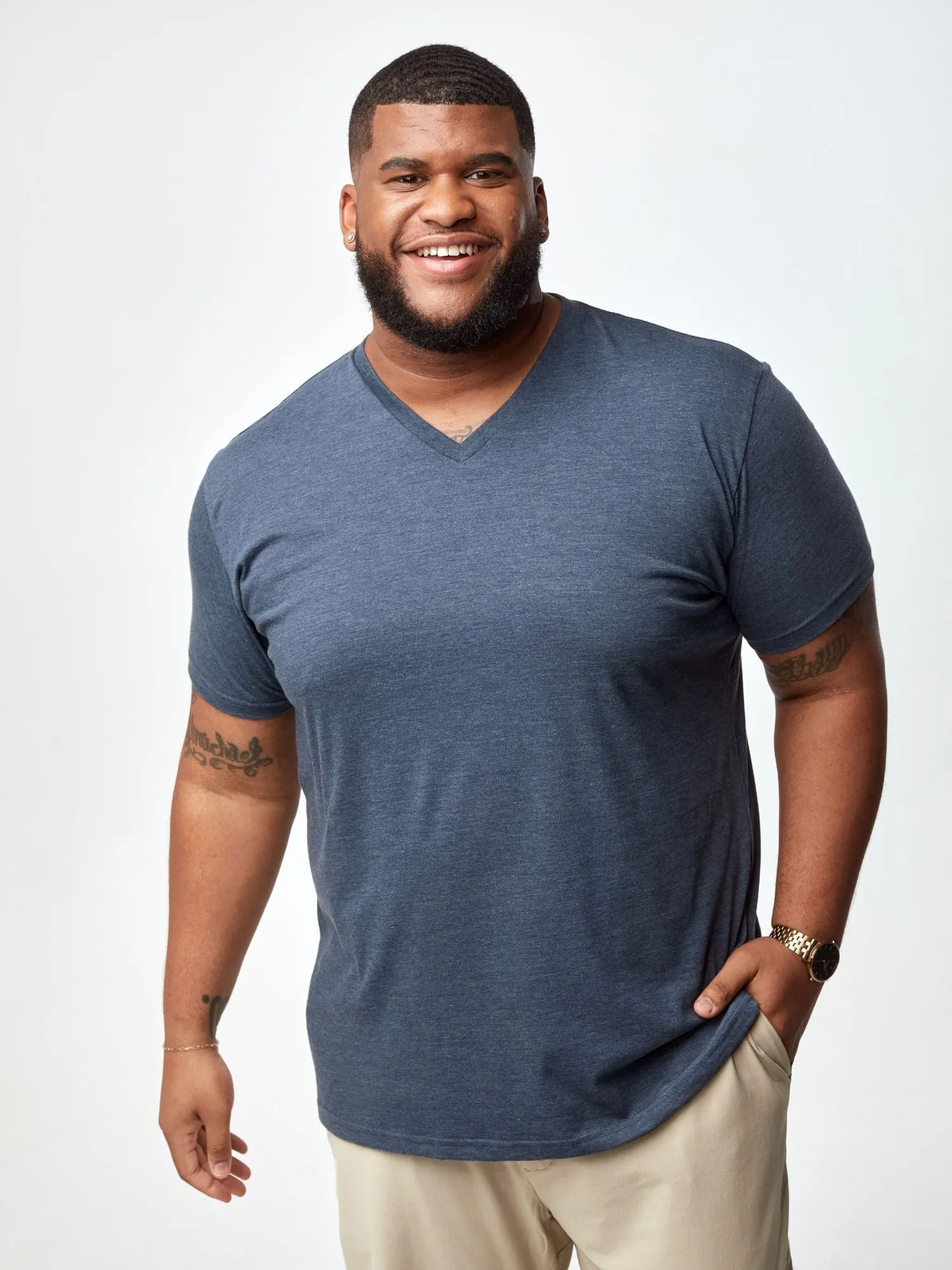 Spring Essentials V-Neck 5-Pack