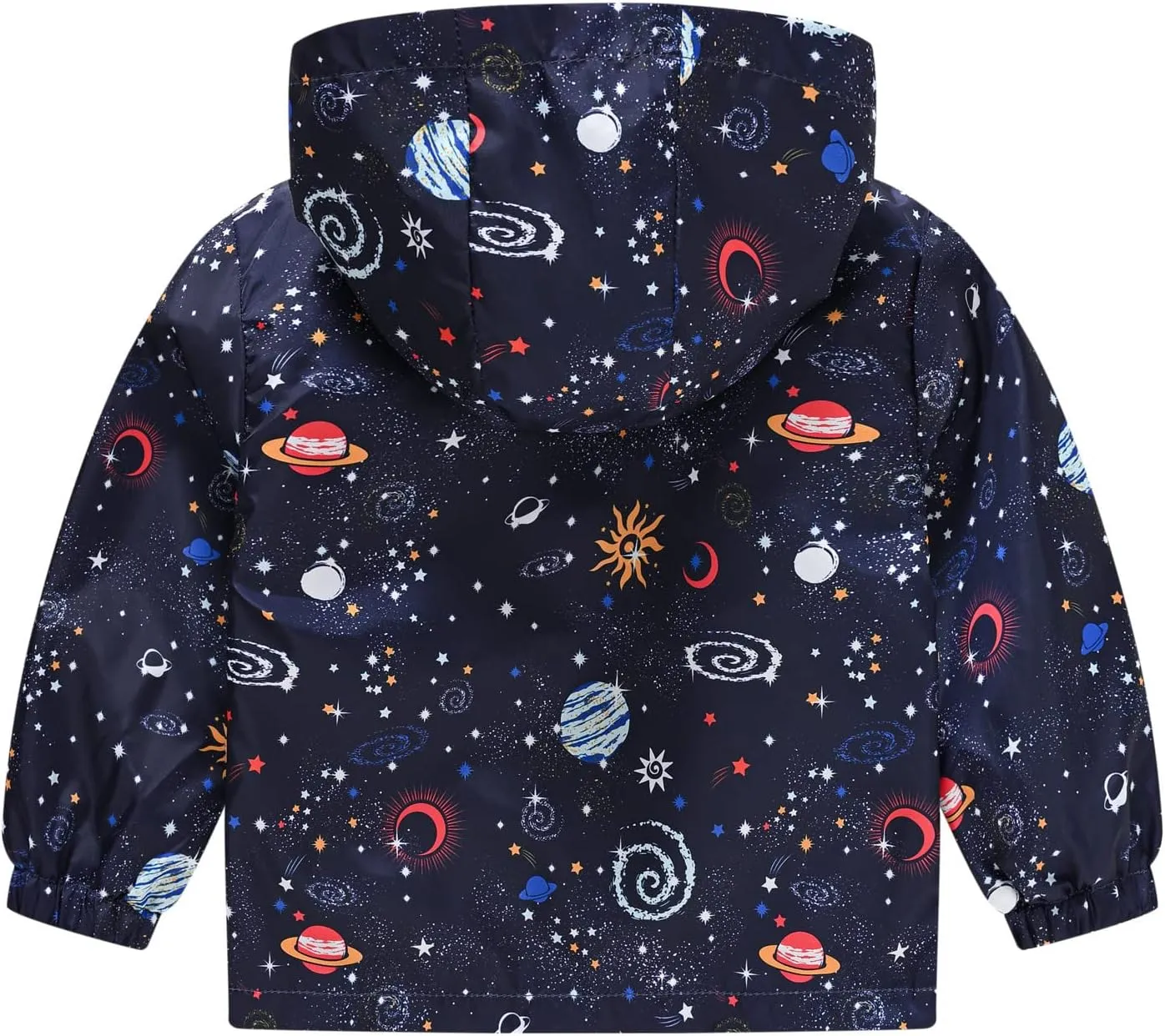 Toddler Boys Girls Casual Jackets Cartoon Zipper Hooded Jackets Long Sleeve Windbreaker Kids Jackets Coats