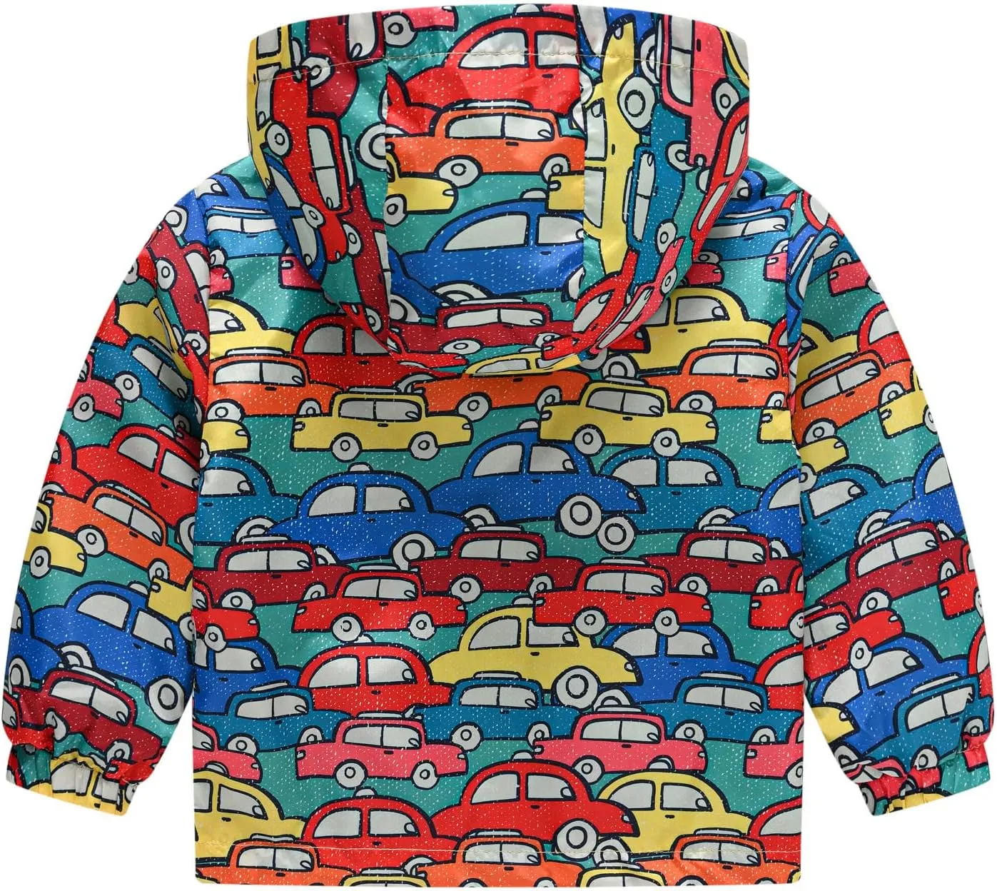 Toddler Boys Girls Casual Jackets Cartoon Zipper Hooded Jackets Long Sleeve Windbreaker Kids Jackets Coats