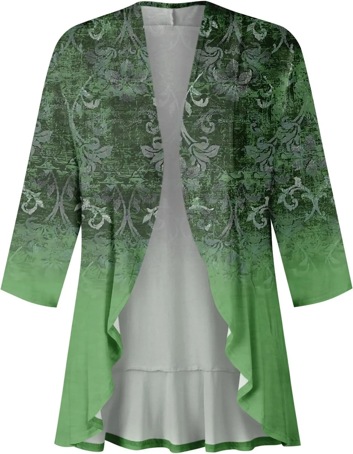 Western Aztec Cardigan for Women 3/4 Length Sleeve Lightweight Summer Cardigan Light Womens Jacket Women's Cardigans