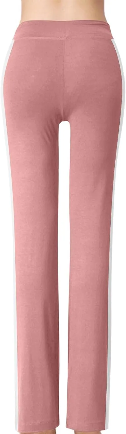Wide Leg Yoga Pants for Women Drawstring High Waisted Pants Modal Slim Fit Yoga Pants Comfy Stretch Sweatpants