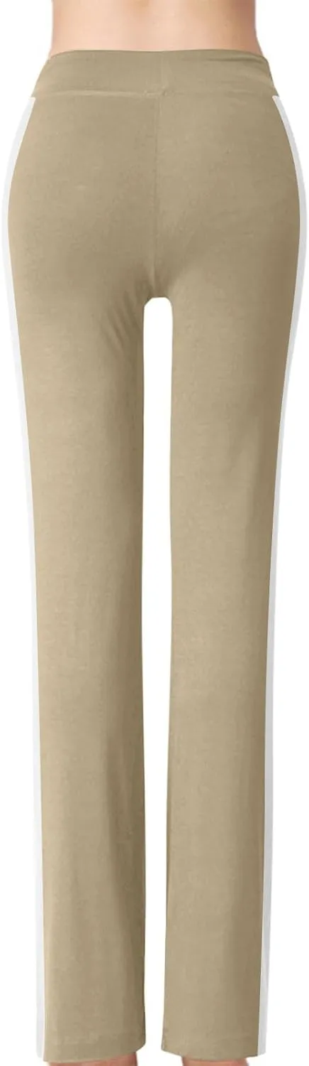 Wide Leg Yoga Pants for Women Drawstring High Waisted Pants Modal Slim Fit Yoga Pants Comfy Stretch Sweatpants