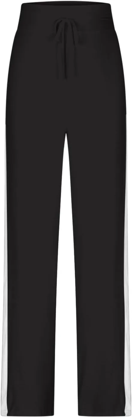 Wide Leg Yoga Pants for Women Drawstring High Waisted Pants Modal Slim Fit Yoga Pants Comfy Stretch Sweatpants