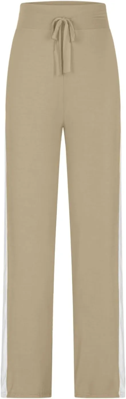 Wide Leg Yoga Pants for Women Drawstring High Waisted Pants Modal Slim Fit Yoga Pants Comfy Stretch Sweatpants