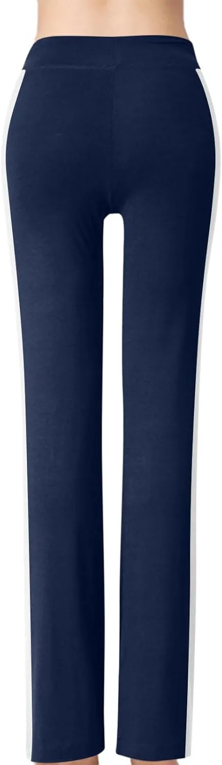 Wide Leg Yoga Pants for Women Drawstring High Waisted Pants Modal Slim Fit Yoga Pants Comfy Stretch Sweatpants