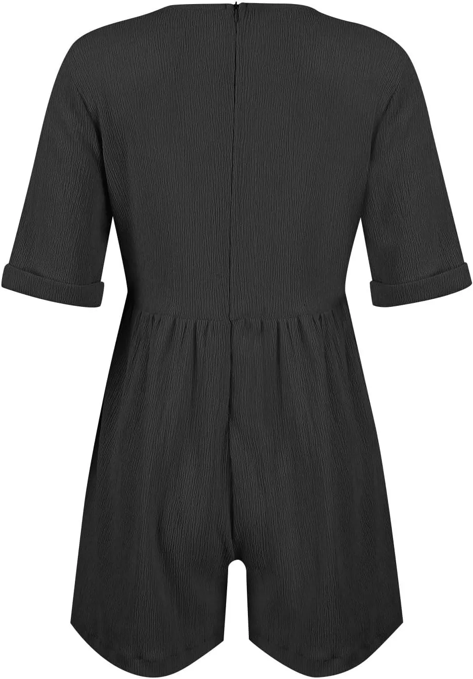 Women 2024 Summer Short Rompers Cotton Linen Jumpers Dressy Casual Tshirt Romper Jumpsuit Trendy Boho Outfits