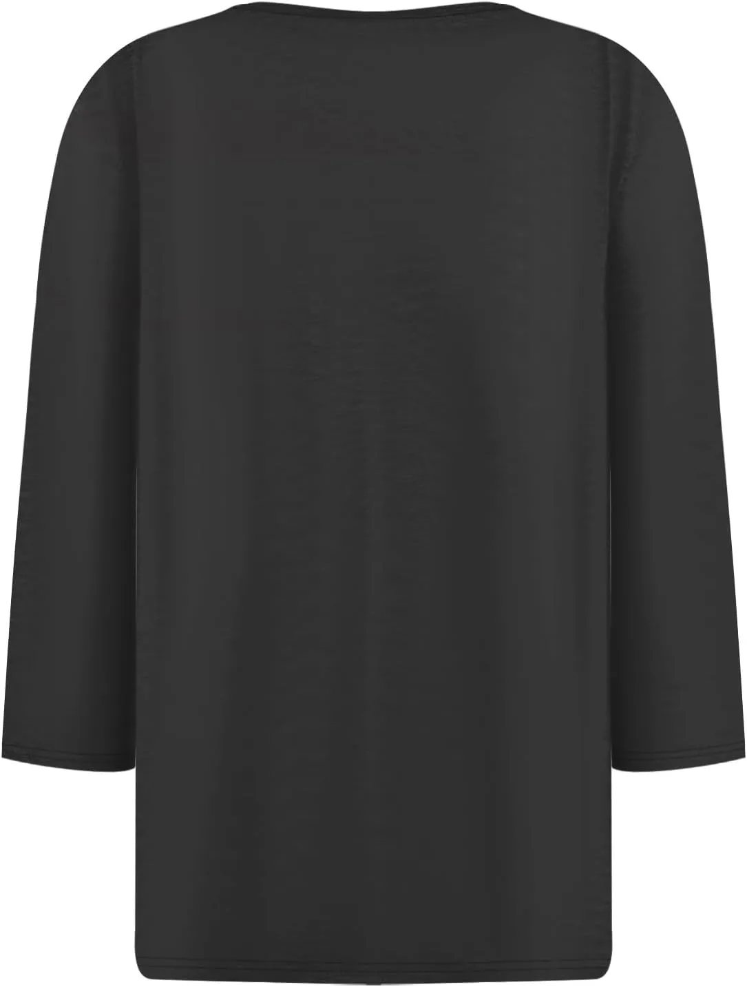 Women's 2024 Fashion Tops 3/4 Sleeve T-Shirts Cute Crewneck Basic Business Tees Blouses