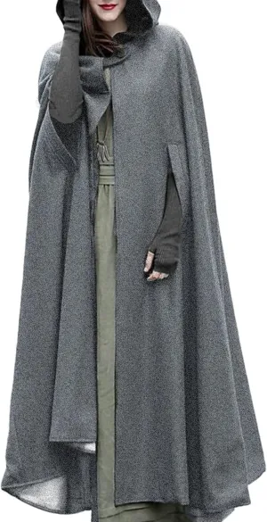Women's Cardigan Trench Coat Open Front Cardigan Jacket Coat Cape Cloak Poncho Plus Womens Holiday Outfit