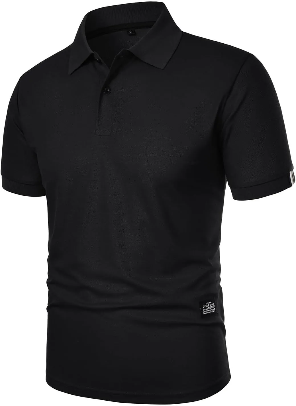 Ymosrh Men's Polo Shirts Golf Short Sleeve Summer Buttons Business Casual Collar T-Shirt Casual, S-3XL