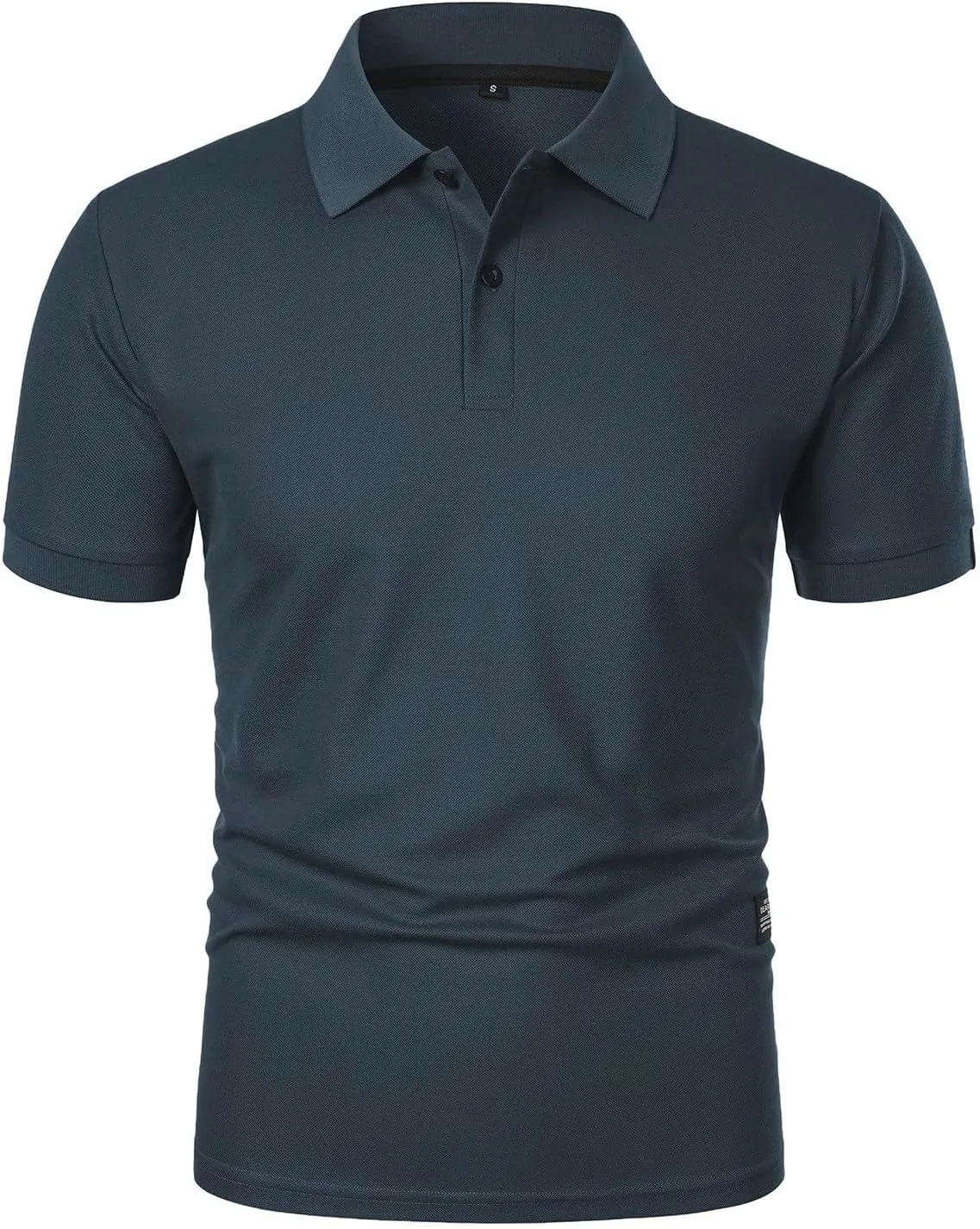 Ymosrh Men's Polo Shirts Golf Short Sleeve Summer Buttons Business Casual Collar T-Shirt Casual, S-3XL
