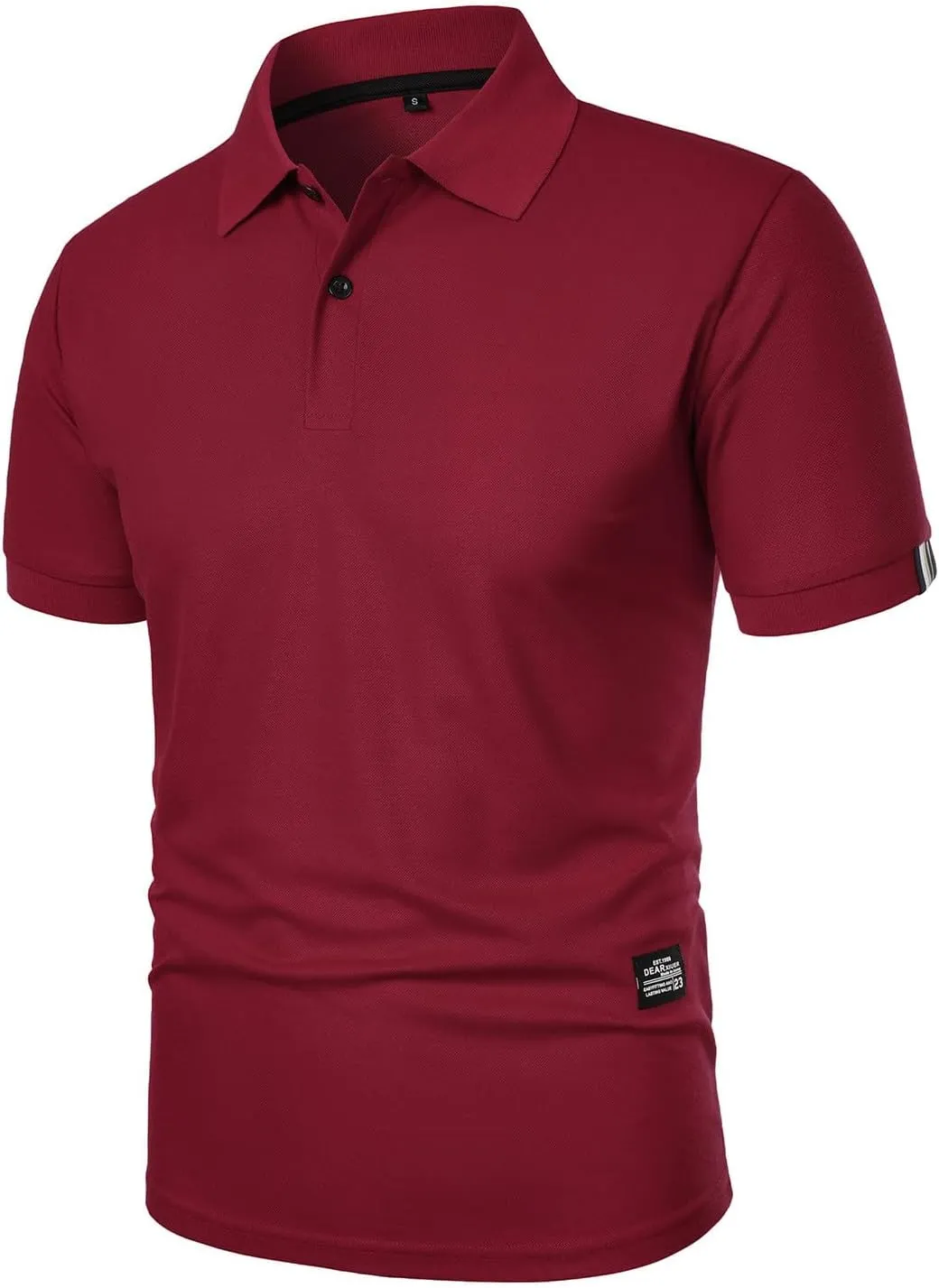 Ymosrh Men's Polo Shirts Golf Short Sleeve Summer Buttons Business Casual Collar T-Shirt Casual, S-3XL