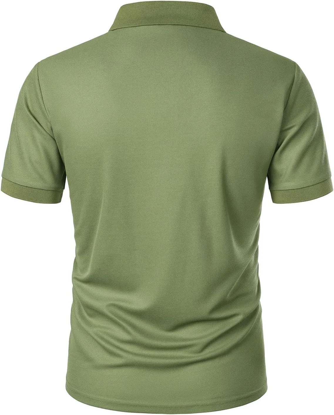 Ymosrh Men's Polo Shirts Golf Short Sleeve Summer Buttons Business Casual Collar T-Shirt Casual, S-3XL