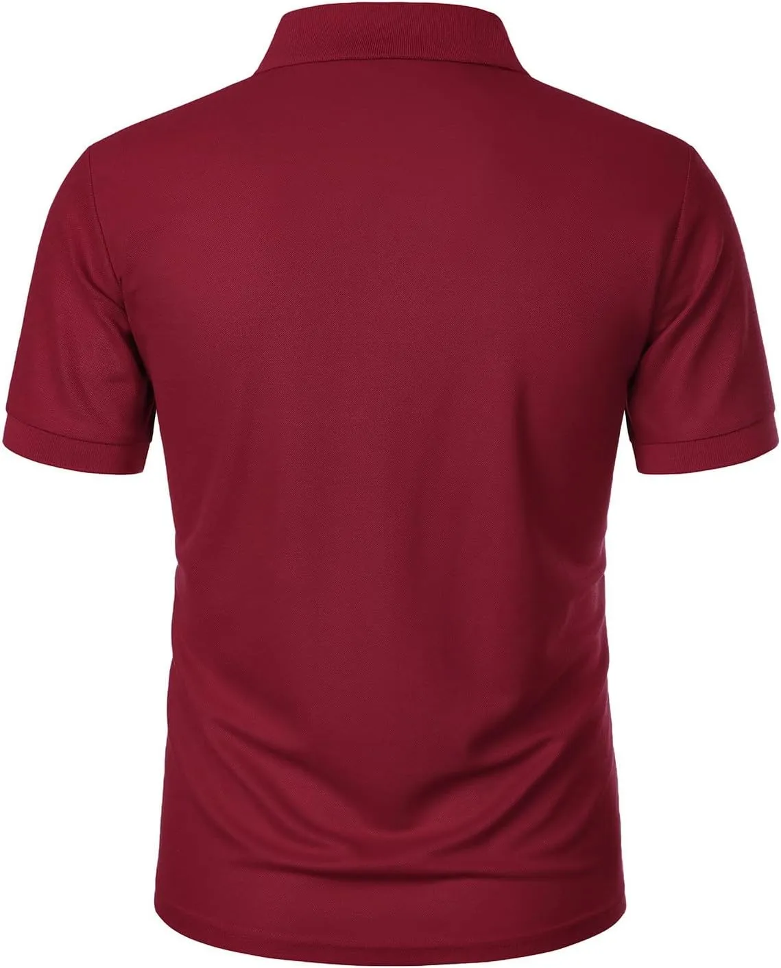 Ymosrh Men's Polo Shirts Golf Short Sleeve Summer Buttons Business Casual Collar T-Shirt Casual, S-3XL