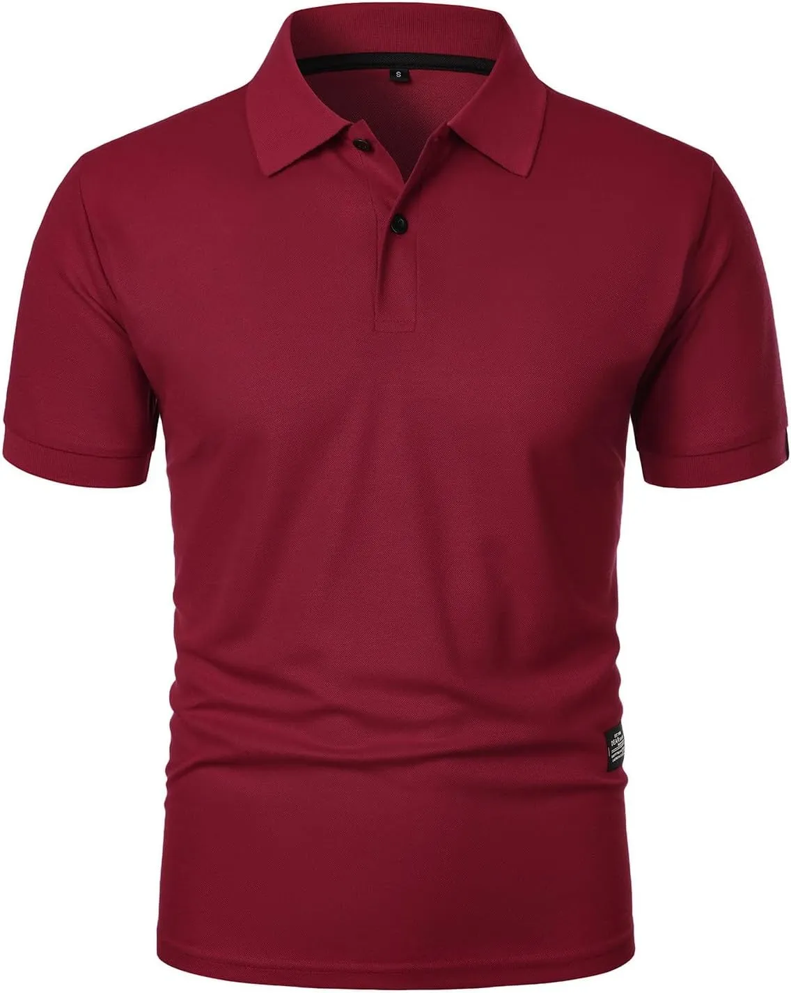 Ymosrh Men's Polo Shirts Golf Short Sleeve Summer Buttons Business Casual Collar T-Shirt Casual, S-3XL